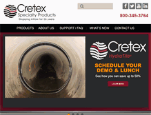 Tablet Screenshot of cretexseals.com